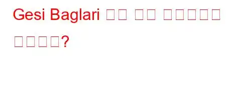 Gesi Baglari 누가 가장 아름답다고 말합니까?